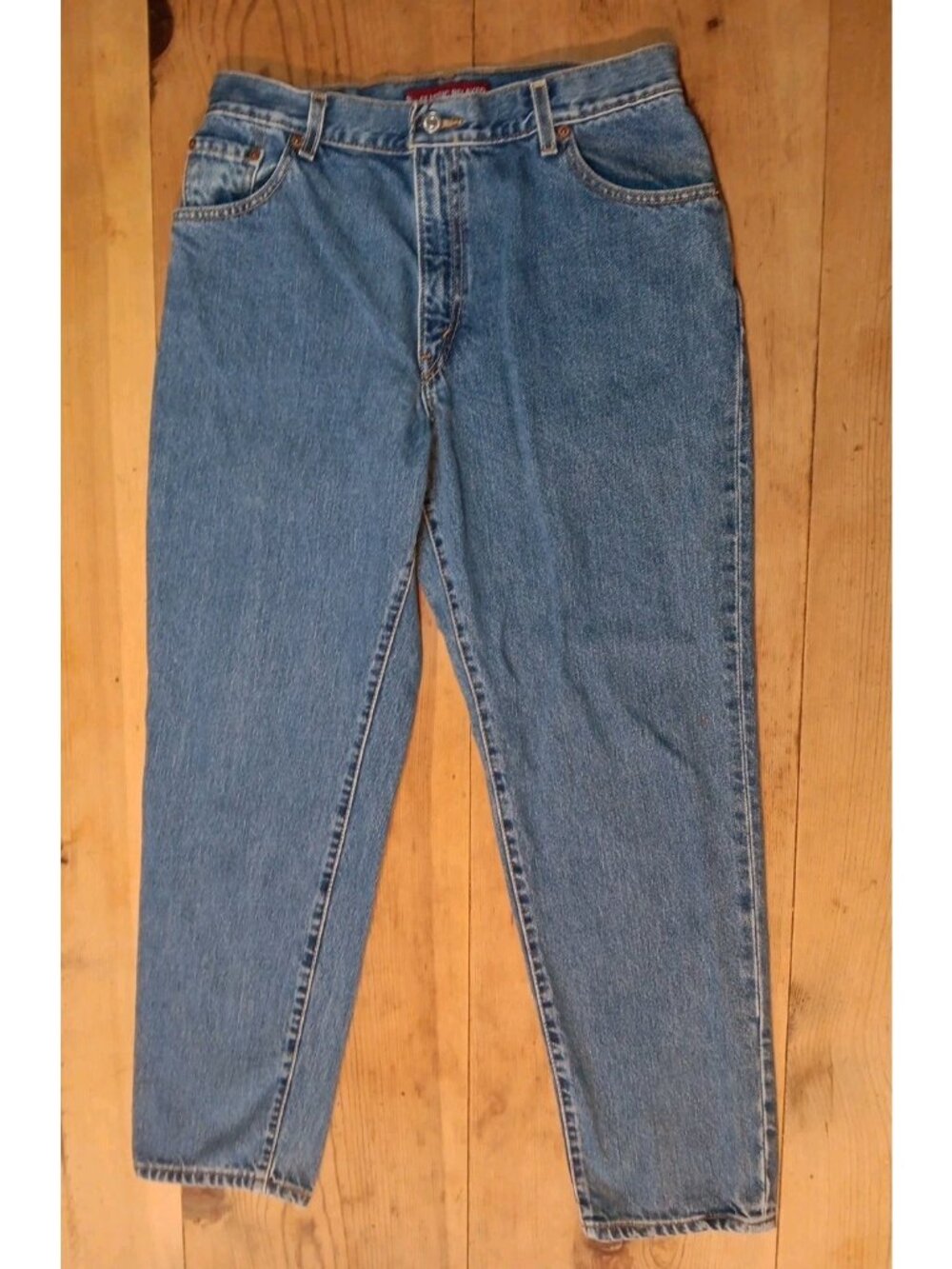 Vtg Levis 550 Jeans Women Misses 14 Classic Relaxed Fit Tapered Leg Zip 32 x 30